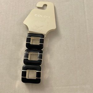 New Color Brand Pretty Black Silver Bracelet H21